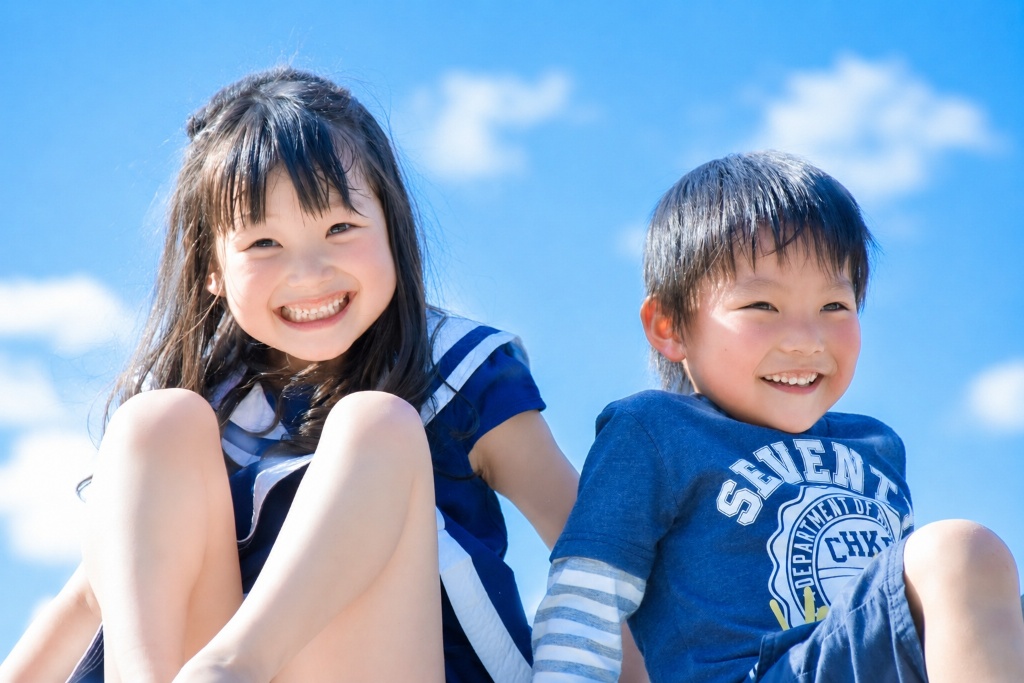 笑顔の子供たち